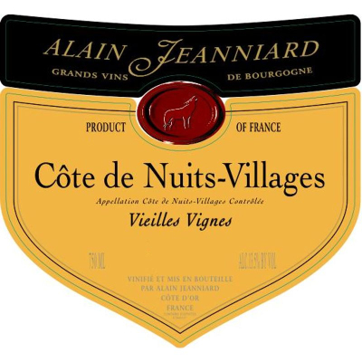 Alain Jeanniard Cotes de Nuits-Villages Vv 2022 (3x150cl)