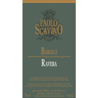 Paolo Scavino Barolo Ravera 2019 (6x75cl)