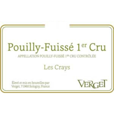 Verget Pouilly Fuisse Crays 2022 (12x75cl)