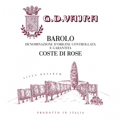 GD Vajra Barolo Coste Di Rose 2016 (6x75cl)
