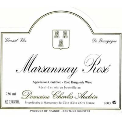 Charles Audoin Marsannay Rose 2022 (6x75cl)