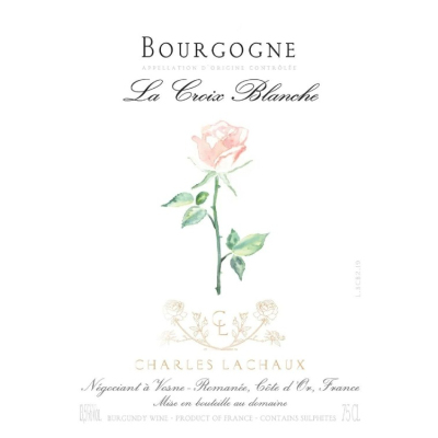 Charles Lachaux Bourgogne Rouge La Croix Blanche 2020 (6x75cl)