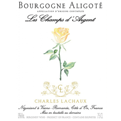 Charles Lachaux Bourgogne Aligote Les Champs D'Argent 2019 (1x75cl)