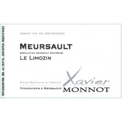 Xavier Monnot Meursault Le Limozin 2020 (6x75cl)
