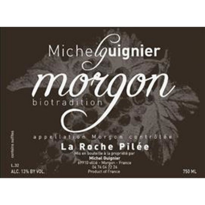 Michel Guignier Morgon La Roche Pilee 2019 (6x150cl)