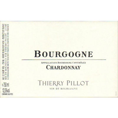 Thierry Pillot Bourgogne Blanc 2020 (6x75cl)