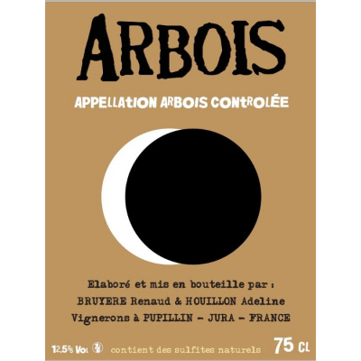 Bruyere & Houillon Arbois Les Tourillons 2016 (1x150cl)