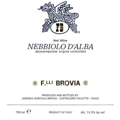 Brovia Nebbiolo d'Alba 2019 (6x75cl)