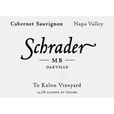 Schrader MB To Kalon Vineyard Cabernet Sauvignon 2019 (6x75cl)