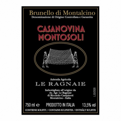 Le Ragnaie Brunello di Montalcino Casanovina Montosoli 2015 (6x75cl)