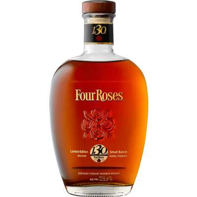 Four Roses Straight Bourbon Small Batch Barrel Strength 130th Anniversary Limited Edition Bottled 2018 NV (1x70cl)