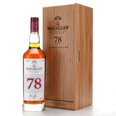 Macallan Speyside Highland Single Malt The Red Collection 78YO Bottled 2020 NV (1x70cl)