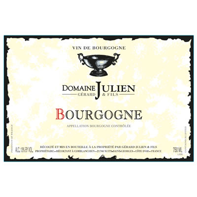Gerard Julien & Fils Bourgogne Rouge 2021 (3x150cl)