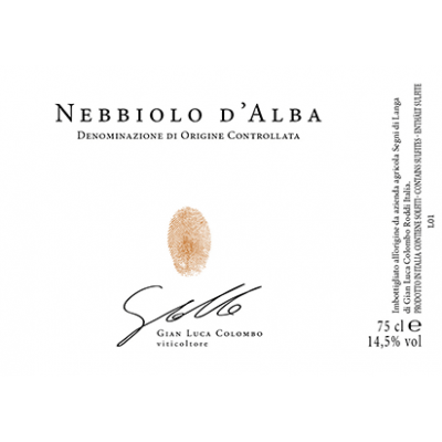 Segni di Langa (Gian Luca Colombo) Nebbiolo d'Alba 2020 (6x75cl)