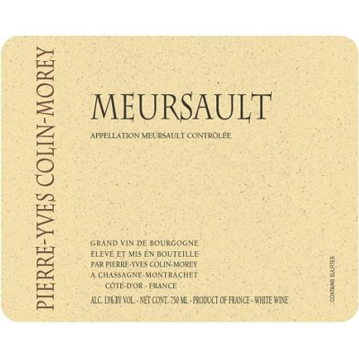 Pierre Yves Colin-Morey Meursault 2019 (3x75cl)