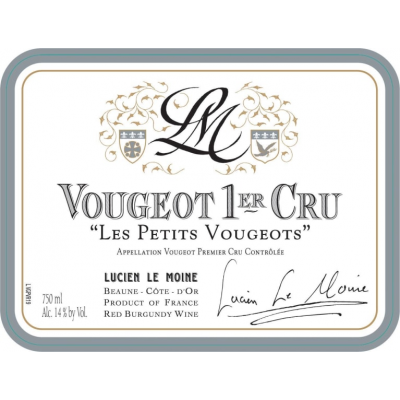Lucien Le Moine Vougeot 1er Cru Les Petits Vougeots 2019 (6x75cl)