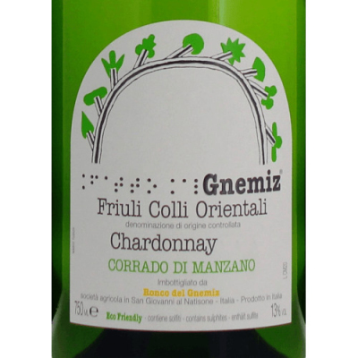 Ronco del Gnemiz Friuli Colli Orientali Corrado di Manzano Chardonnay 2022 (6x75cl)
