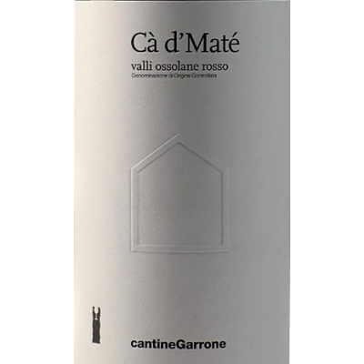Cantine Garrone Valli Ossolane Ca d’ Mate 2018 (6x75cl)