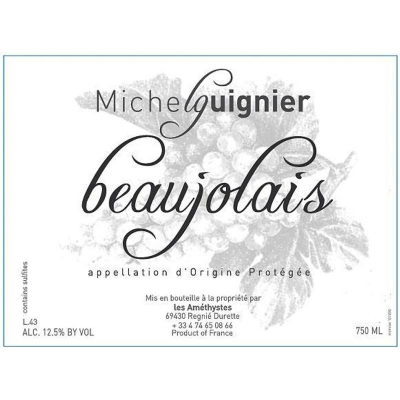 Michel Guignier Beaujolais Nouveau 2019 (12x75cl)