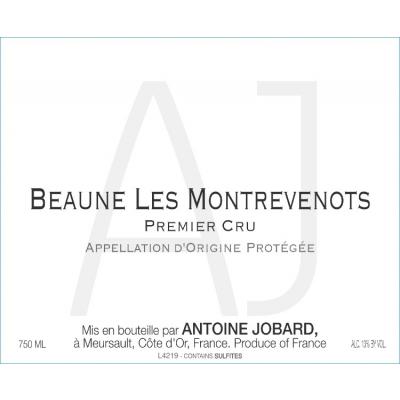 Antoine Jobard Beaune 1er Cru Les Montrevenots 2020 (12x75cl)