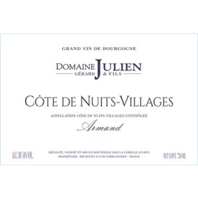 Gerard Julien & Fils Cote de Nuits-Villages Armand 2019 (3x150cl)