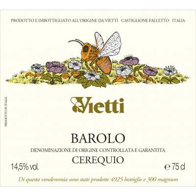 Vietti Barolo Cerequio 2019 (3x75cl)