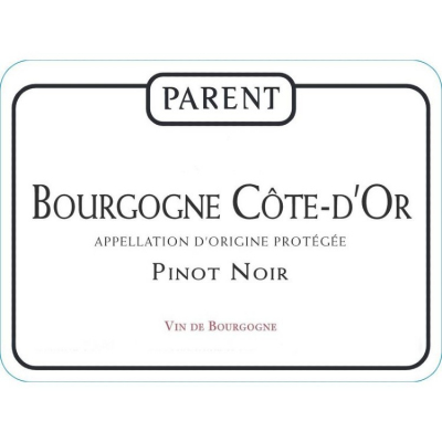 Parent Bourgogne Cote d'Or Pinot Noir 2020 (12x75cl)