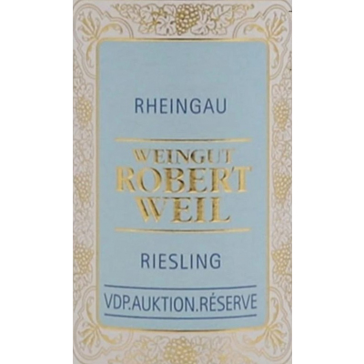 Weingut Robert Weil VDP Auktion Reserve Riesling Rheingau 2020 (6x75cl)