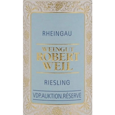 Weingut Robert Weil VDP Auktion Reserve Riesling Rheingau 2021 (6x75cl)
