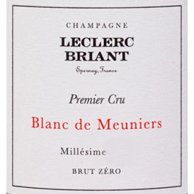 Leclerc Briant Blanc de Meuniers 1er Cru 2016 (6x75cl)