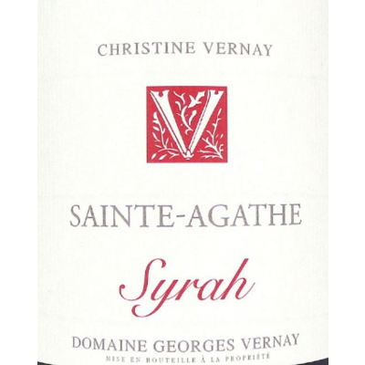 Georges Vernay Sainte Agathe Syrah 2020 (12x75cl)