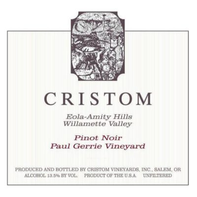 Cristom Pinot Noir Paul Gerrie 2021 (6x75cl)