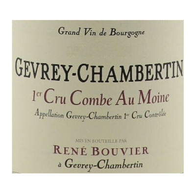 Rene Bouvier Gevrey-Chambertin 1er Cru Combe au Moine 2018 (6x75cl)