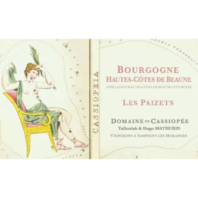 Domaine De Cassiopee Bourgogne Hautes Cotes de Beaune Les Paizets 2020 (1x75cl)