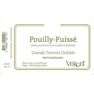 Verget Pouilly-Fuisse Grands Terroirs Oublies 2021 (12x75cl)