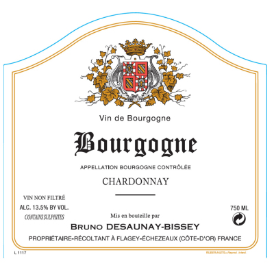 Bruno Desaunay-Bissey Bourgogne Chardonnay 2020 (6x75cl)
