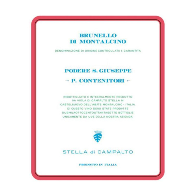 Stella di Campalto (Podere S.Giuseppe) Piccoli Contenitori Brunello di Montalcino 2016 (1x75cl)