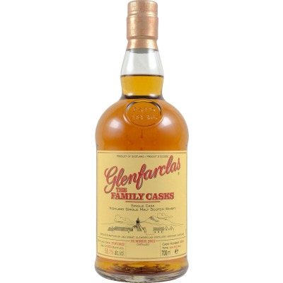 Glenfarclas Highland Single Malt The Family Casks S22 Sherry Butt Single Cask 3383 Bottled 2022 2001 (1x70cl)