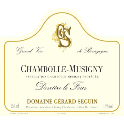 Gerard Seguin Chambolle-Musigny Derriere le Four 2022 (6x75cl)