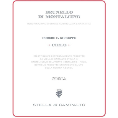 Stella di Campalto (Podere S.Giuseppe) Brunello di Montalcino Cielo 2018 (6x75cl)