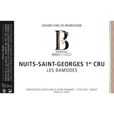 Boigey Freres Nuits-Saint-Georges 1er Cru Les Boudots 2022 (6x75cl)