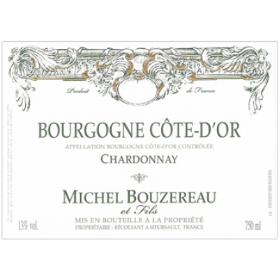 Michel Bouzereau Bourgogne Cote d'Or Chardonnay 2022 (6x75cl)