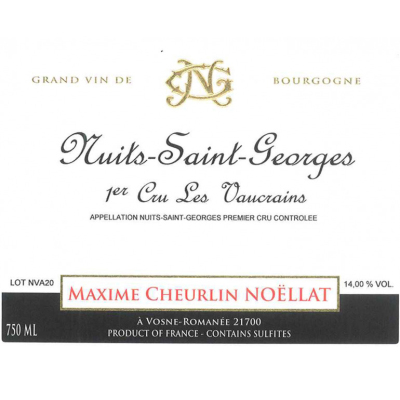 Maxime Cheurlin Noellat Nuits-Saint-Georges 1er Cru Les Vaucrains 2021 (6x75cl)