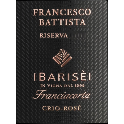 Ibarisei Francesco Battista Riserva Crio-Rose Franciacorta 2012 (1x75cl)