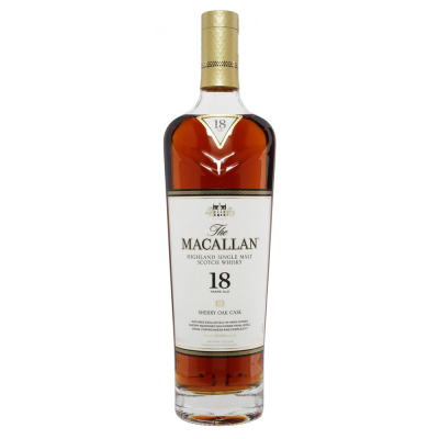 Macallan Highland Single Malt Sherry Oak Cask 18YO Bottled 2023 NV (6x70cl)