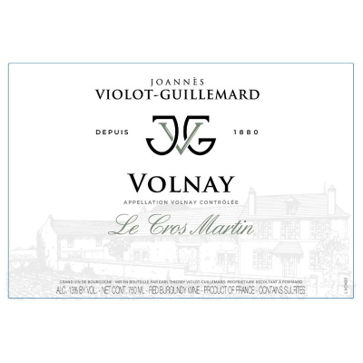 Joannes Violot-Guillemard Volnay Cros Martin 2021 (6x75cl)