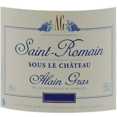 Alain Gras Saint-Romain Sous le Chateau 2022 (6x75cl)