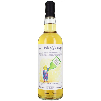 Balblair (Decadent Drinks), Highland Single Malt Whisky Sponge Exclusive Edition No 7 for Jeroboams 1st Fill Bourbon Barrel Single Cask 15YO Bottled 2023, Highlands 2008 (1x70cl)