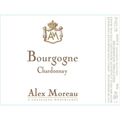Alex Moreau Bourgogne Chardonnay 2021 (12x75cl)