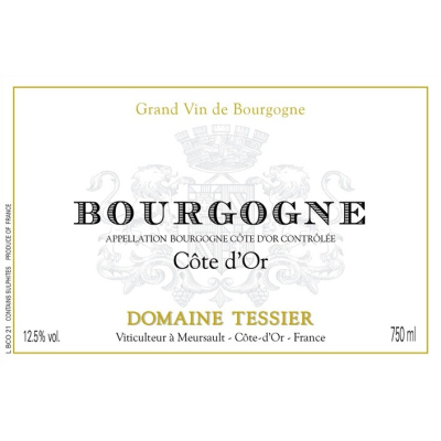 Tessier Bourgogne Cote d'Or Blanc 2021 (6x75cl)